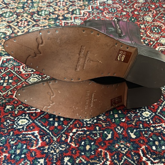 NWOT We The Free People Alastair leather western boots size 7 - Picture 6 of 6